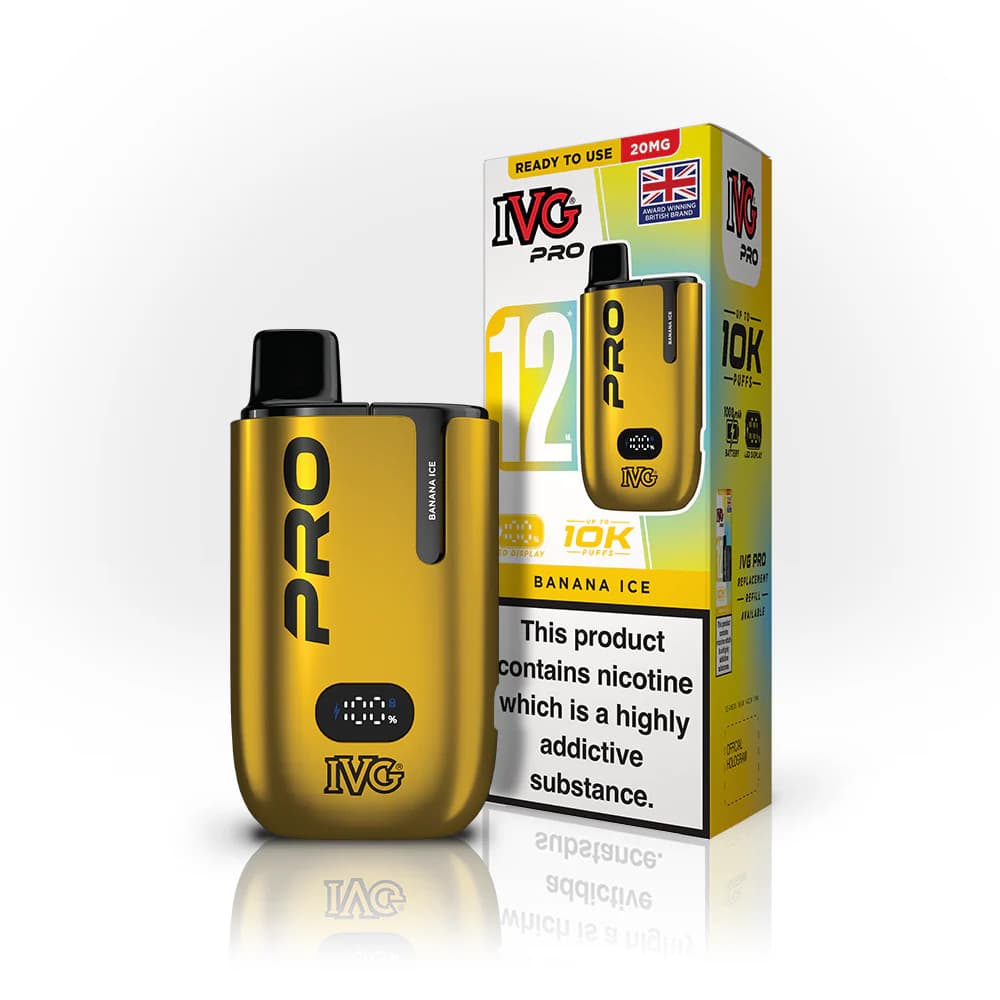  Banana Ice IVG Pro 12 Vape Kit Box of 5