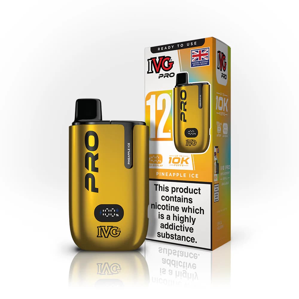  Pineapple Ice IVG Pro 12 Vape Kit Box of 5