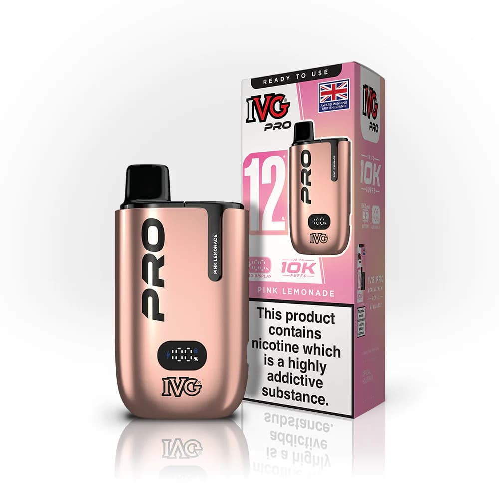  Pink Lemonade IVG Pro 12 Vape Kit Box of 5