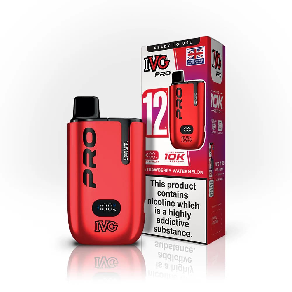  Strawberry Watermelon IVG Pro 12 Vape Kit Box of 5