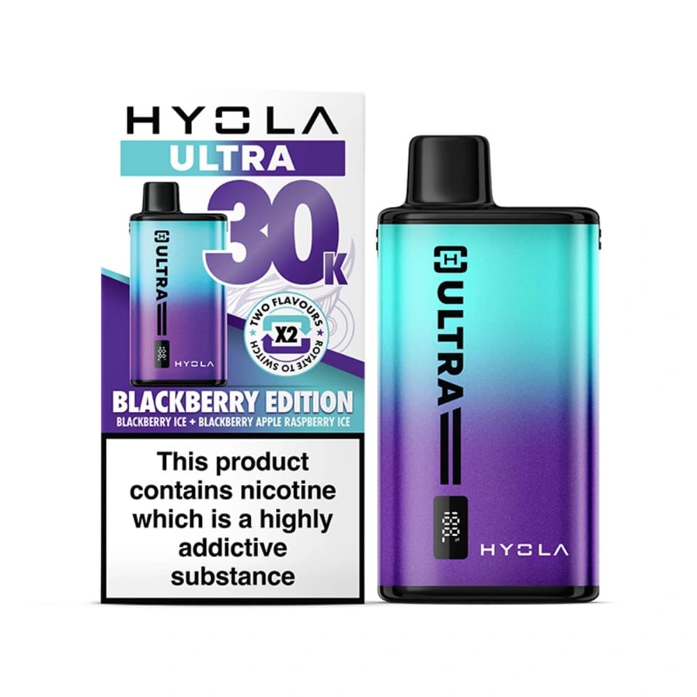  Blackberry Edition Hyola Ultra Plus 30k Vape Kit Box of 5