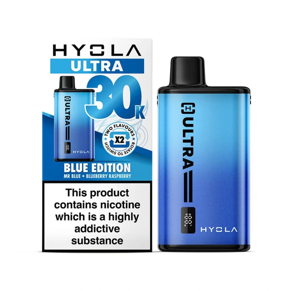  Blue Edition Hyola Ultra Plus 30k Vape Kit Box of 5