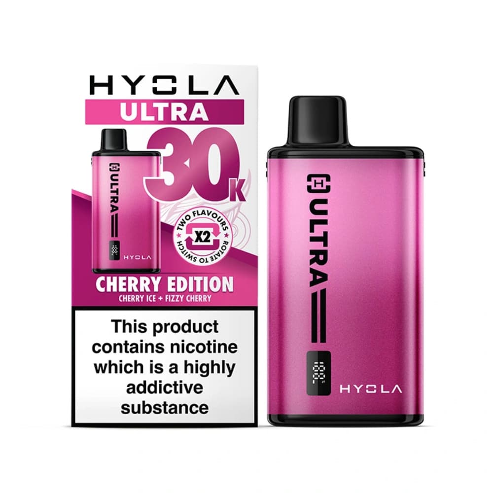  Cherry Edition Hyola Ultra Plus 30k Vape Kit Box of 5