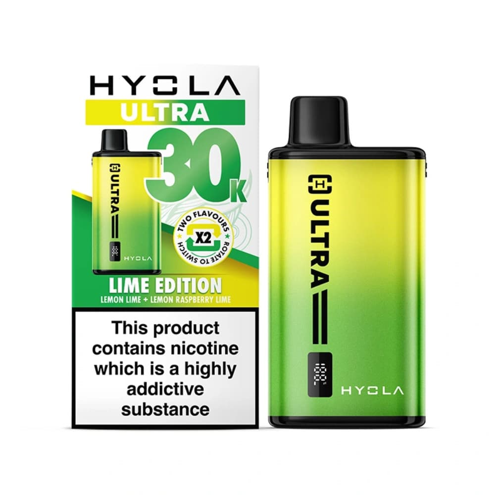  Lime Edition Hyola Ultra Plus 30k Vape Kit Box of 5