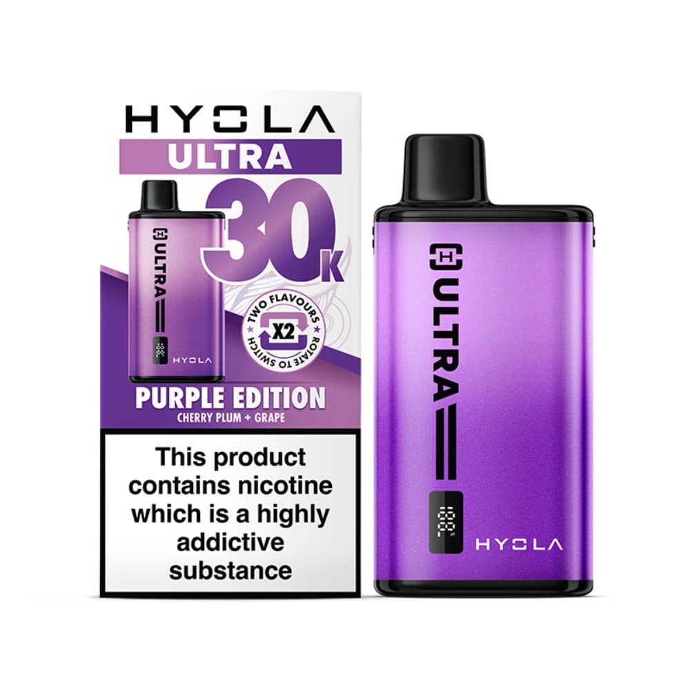  Purple Edition Hyola Ultra Plus 30k Vape Kit Box of 5