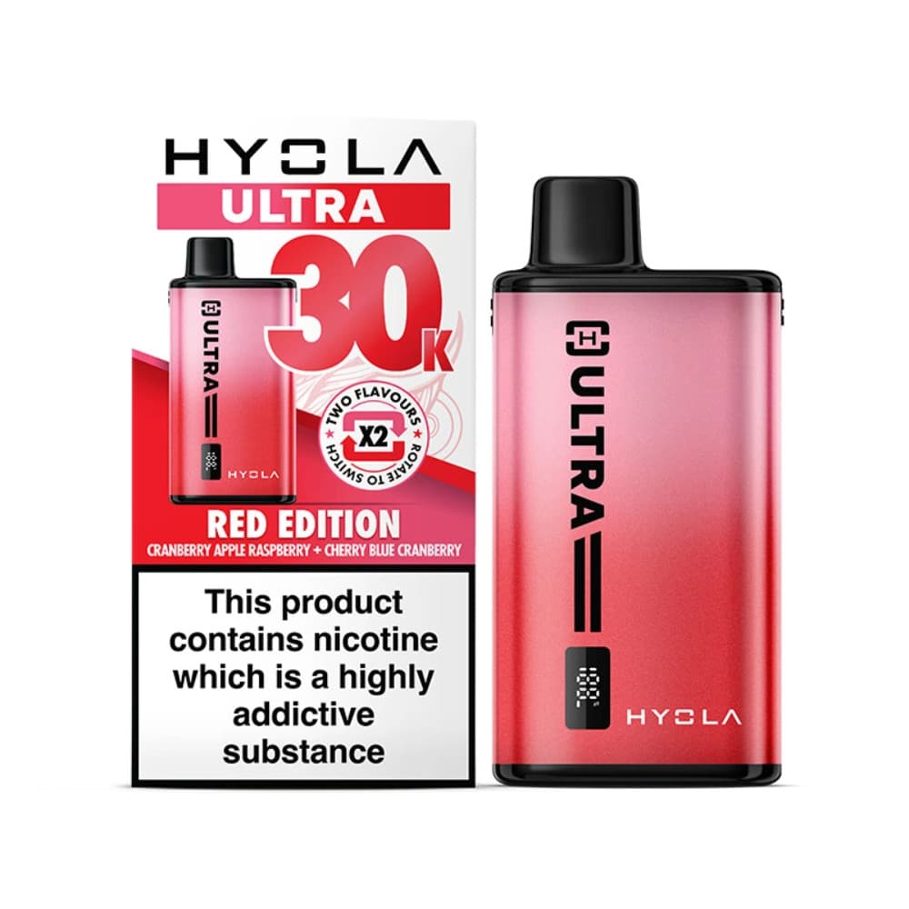  Red Edition Hyola Ultra Plus 30k Vape Kit Box of 5