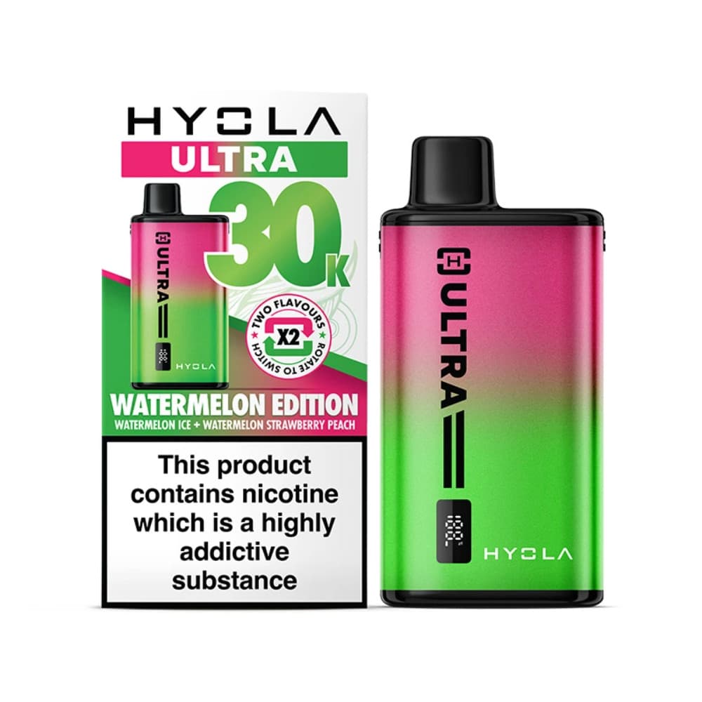  Watermelon Edition Hyola Ultra Plus 30k Vape Kit Box of 5