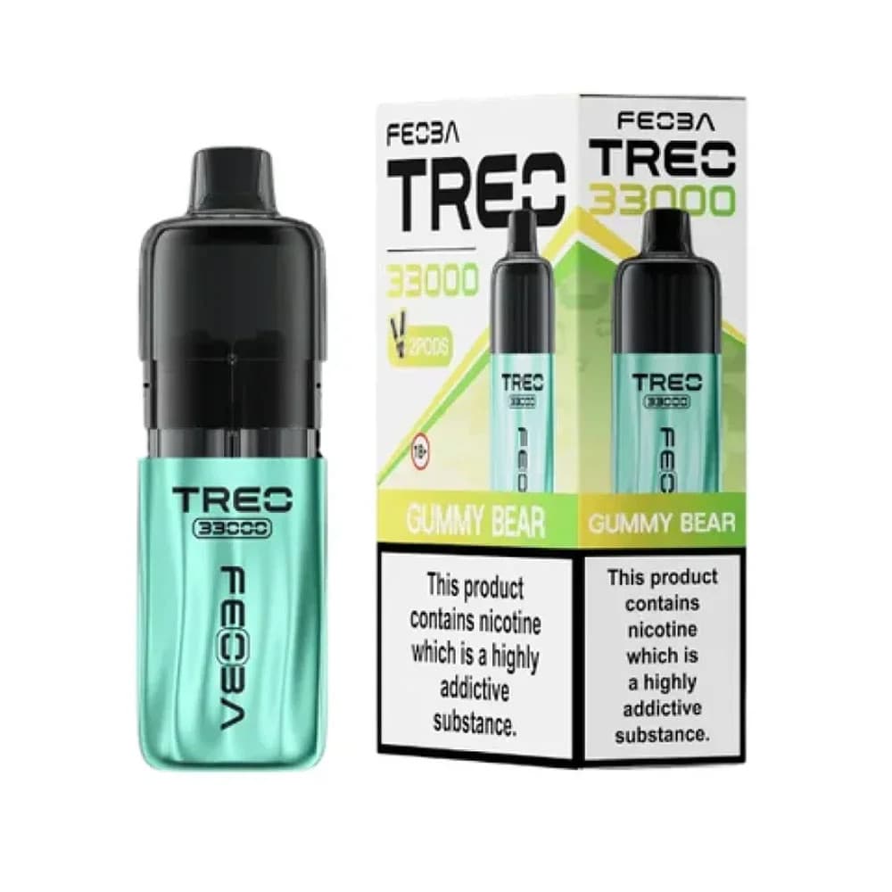  Gummy Bear Feoba Treo 33k Prefilled Vape it Box of 5