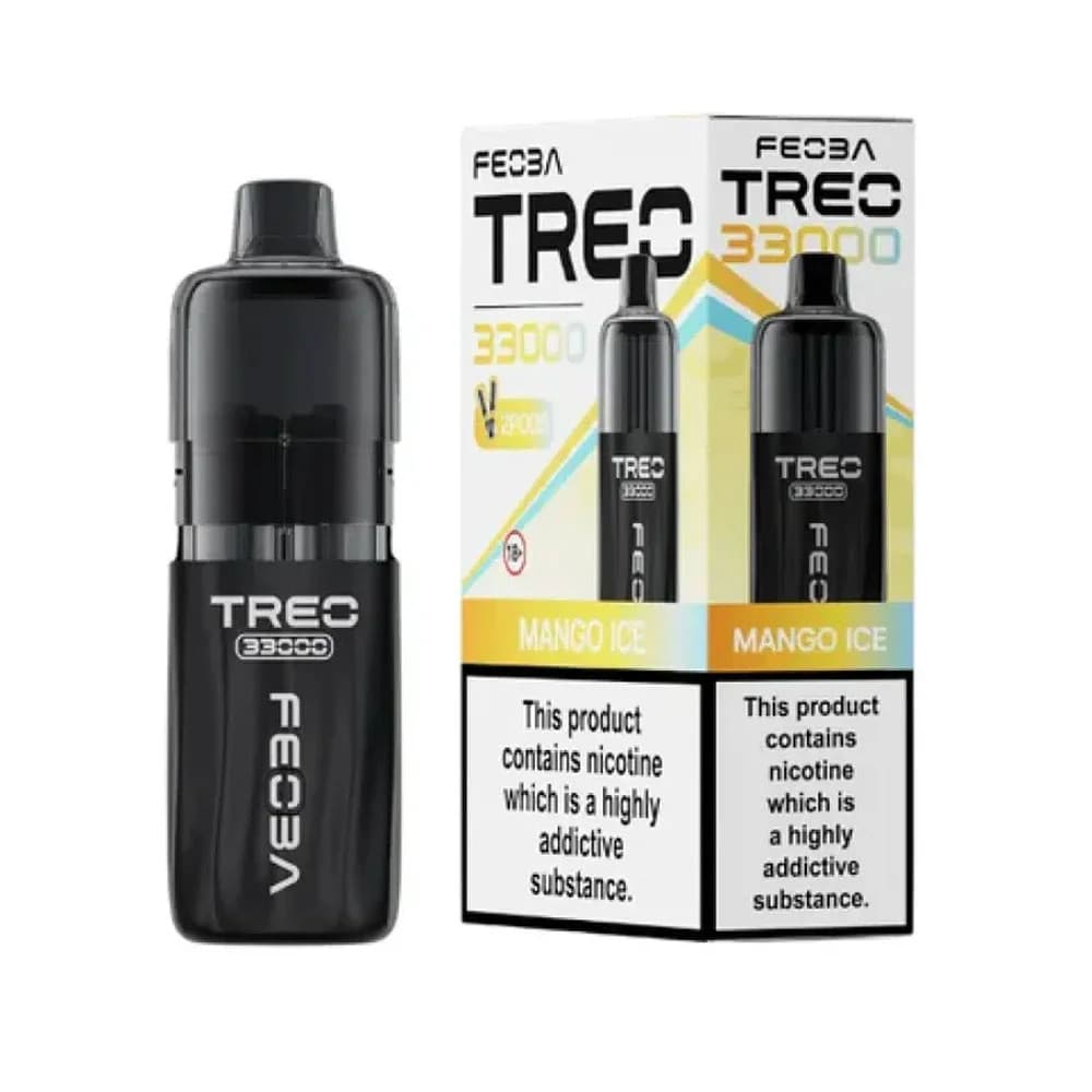  Mango Ice Feoba Treo 33k Prefilled Vape it Box of 5