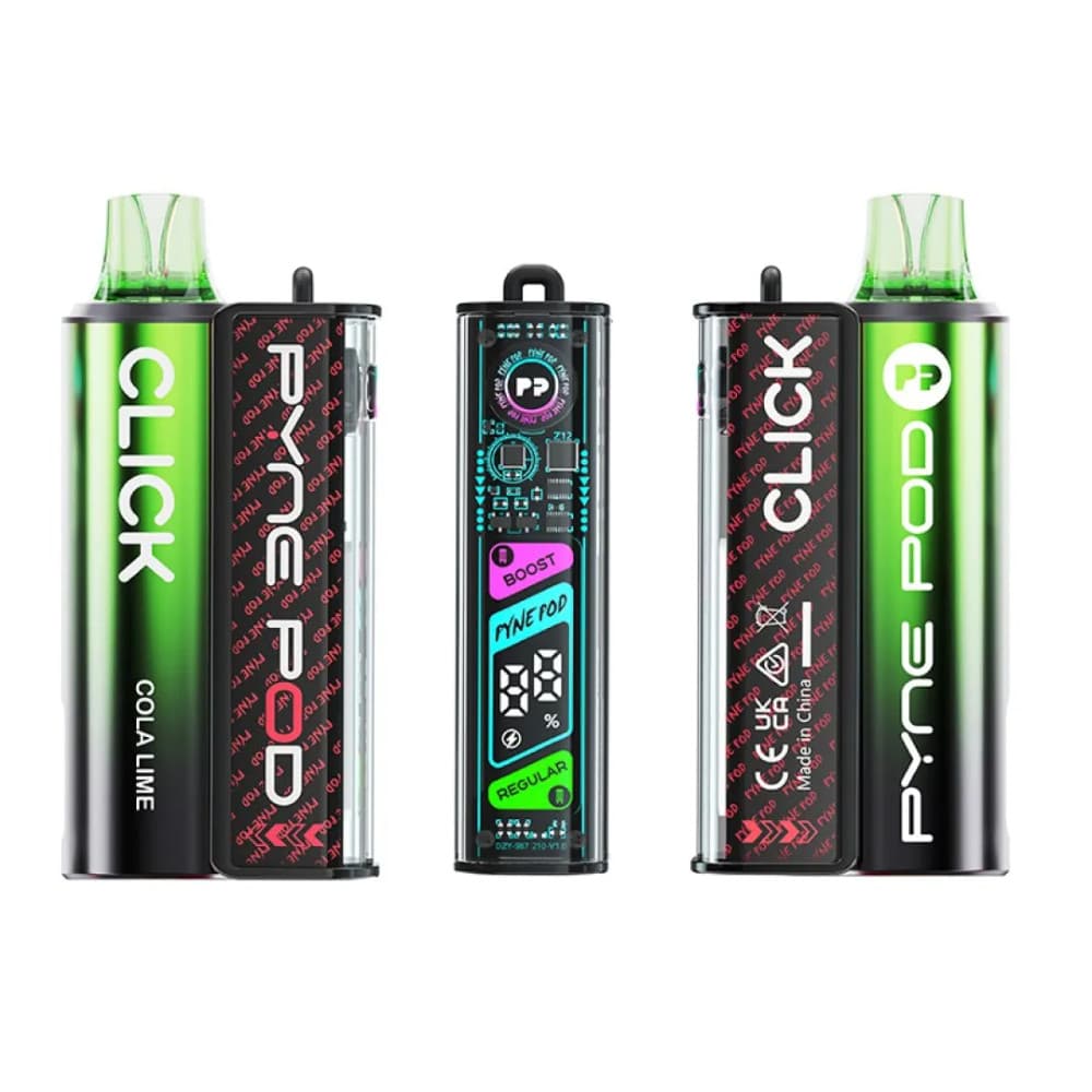  Cola Lime Pyne Pod Click 10k Vape Kit Box of 5