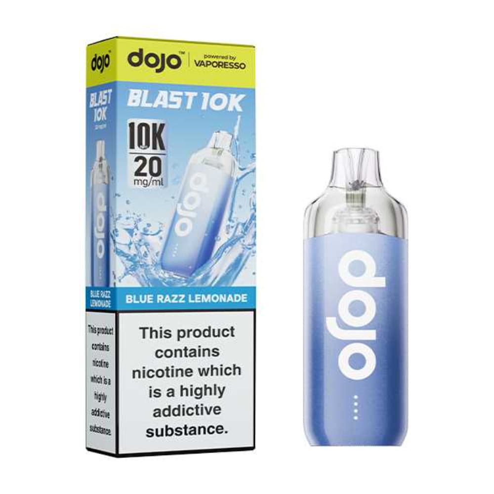  Blue Razz Lemonade Vaporesso Dojo Blast 10k Vape Kit Box of 5