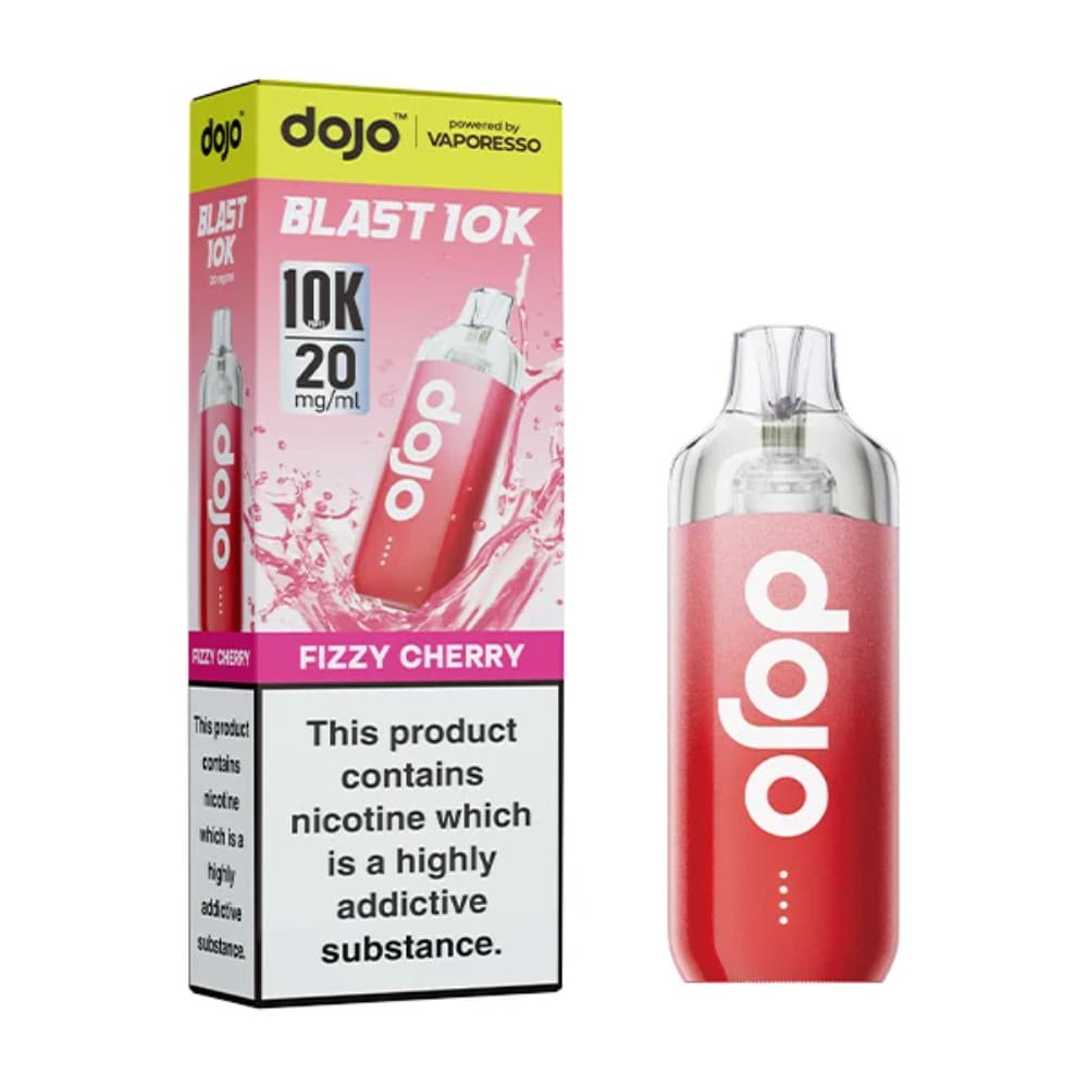  Fizzy Cherry Vaporesso Dojo Blast 10k Vape Kit Box of 5