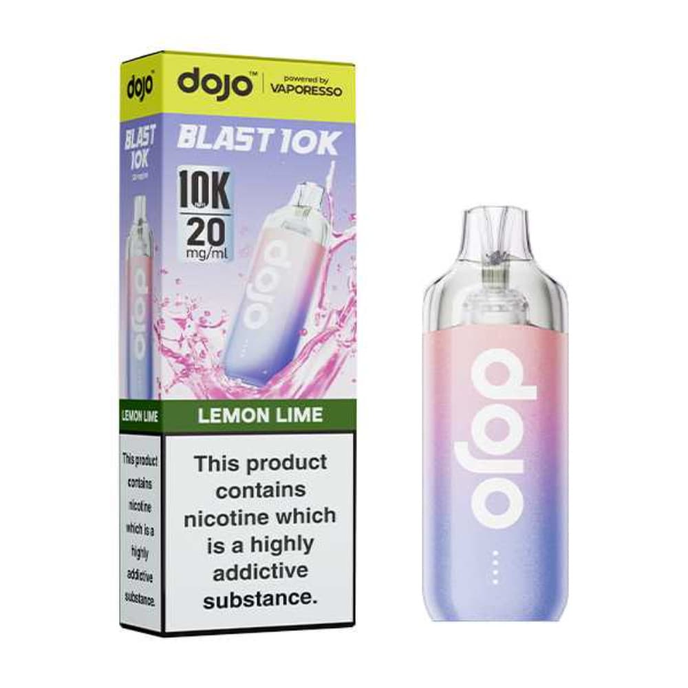  Lemon Lime Vaporesso Dojo Blast 10k Vape Kit Box of 5