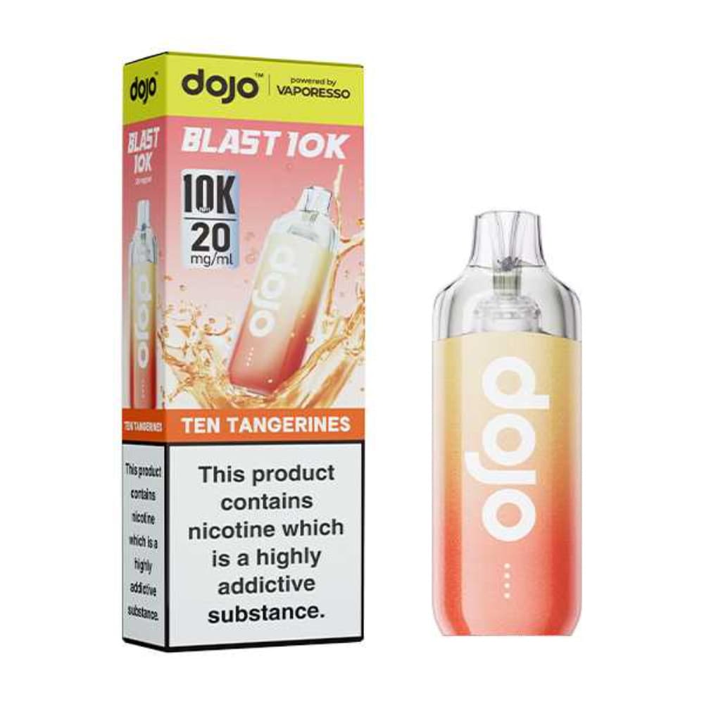  Ten Tangerines Vaporesso Dojo Blast 10k Vape Kit Box of 5