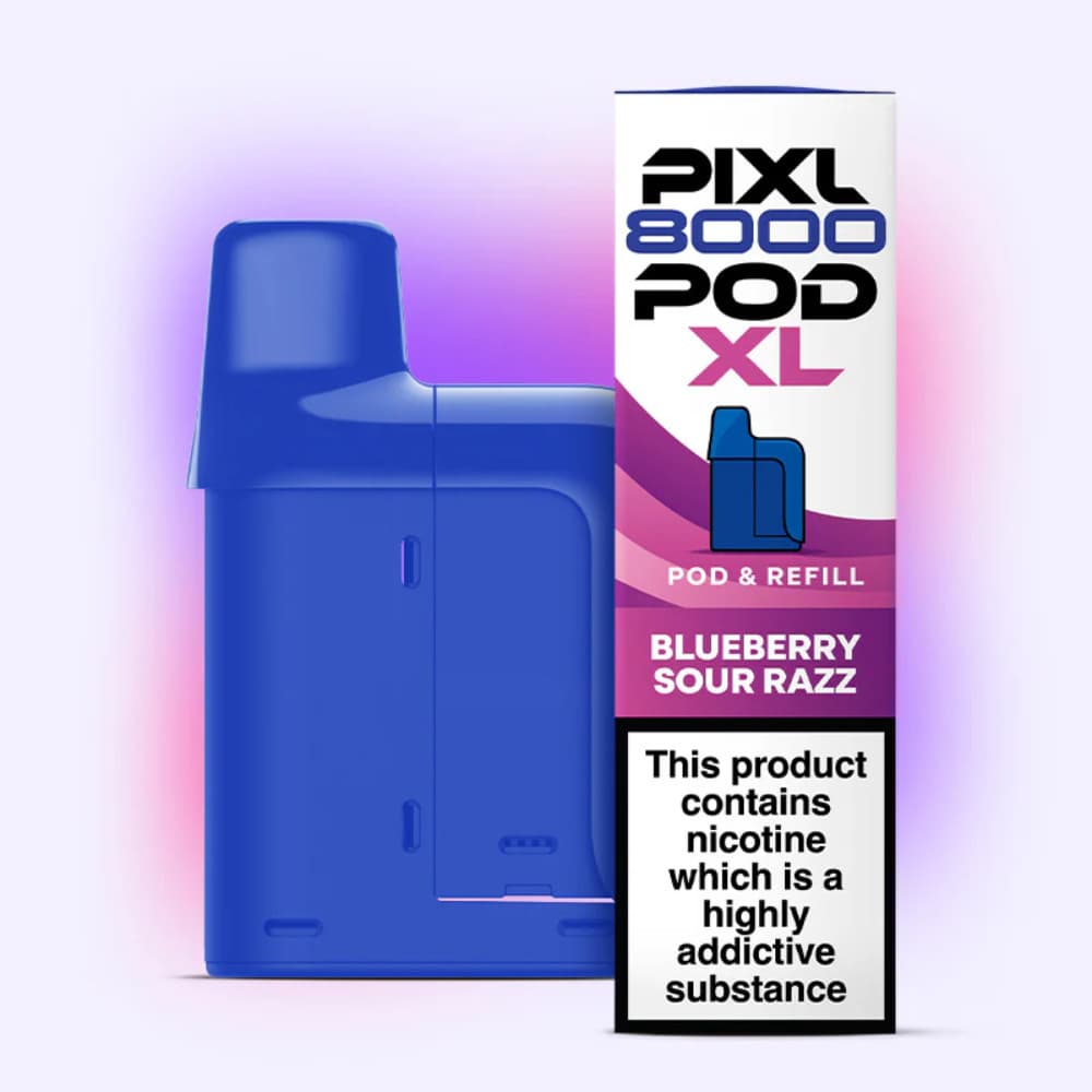  Blueberry Sour Razz Pixl 8000 Prefilled Pods Pack of 5