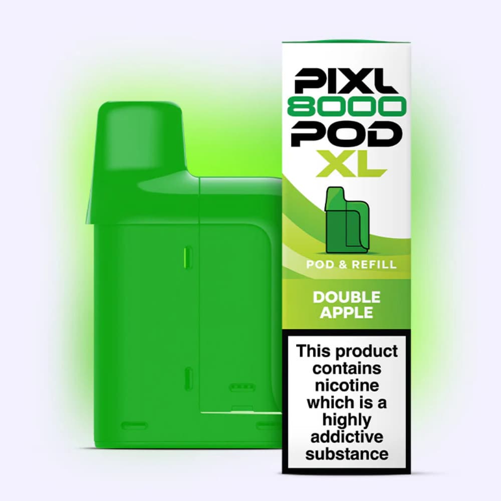  Double Apple Pixl 8000 Prefilled Pods Pack of 5
