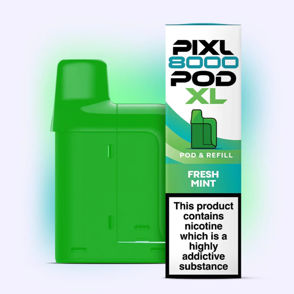  Fresh Mint Pixl 8000 Prefilled Pods Pack of 5