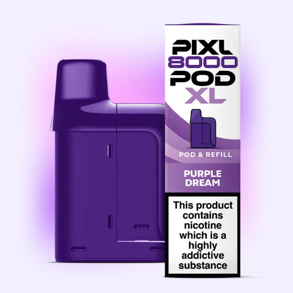 Purple Dream Pixl 8000 Prefilled Pods Pack of 5
