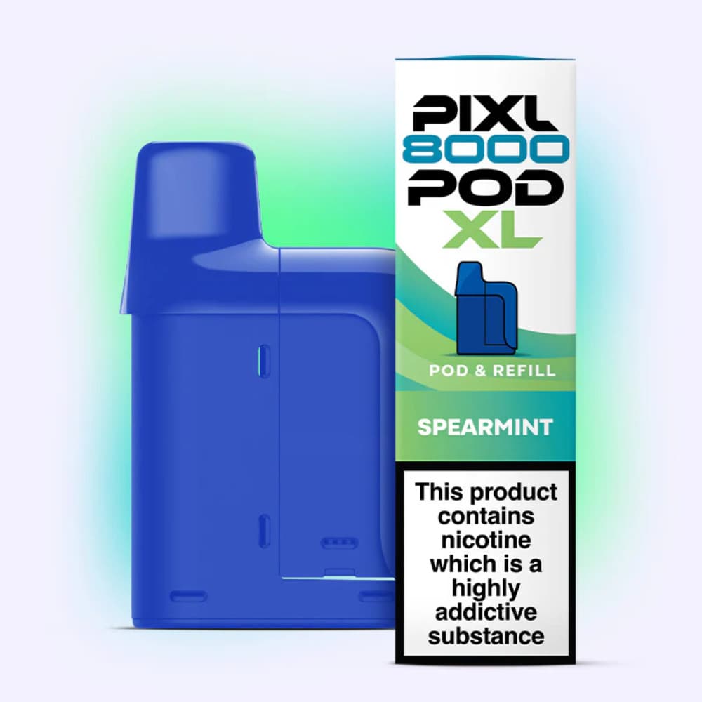  Spearmint Pixl 8000 Prefilled Pods Pack of 5