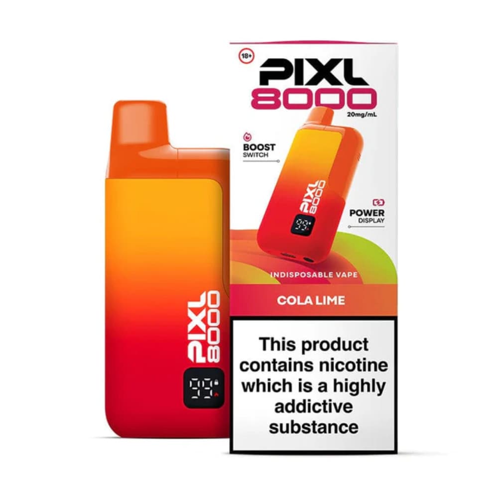  Cola Lime Pixl 8000 Prefilled Vape Kit Box of 5