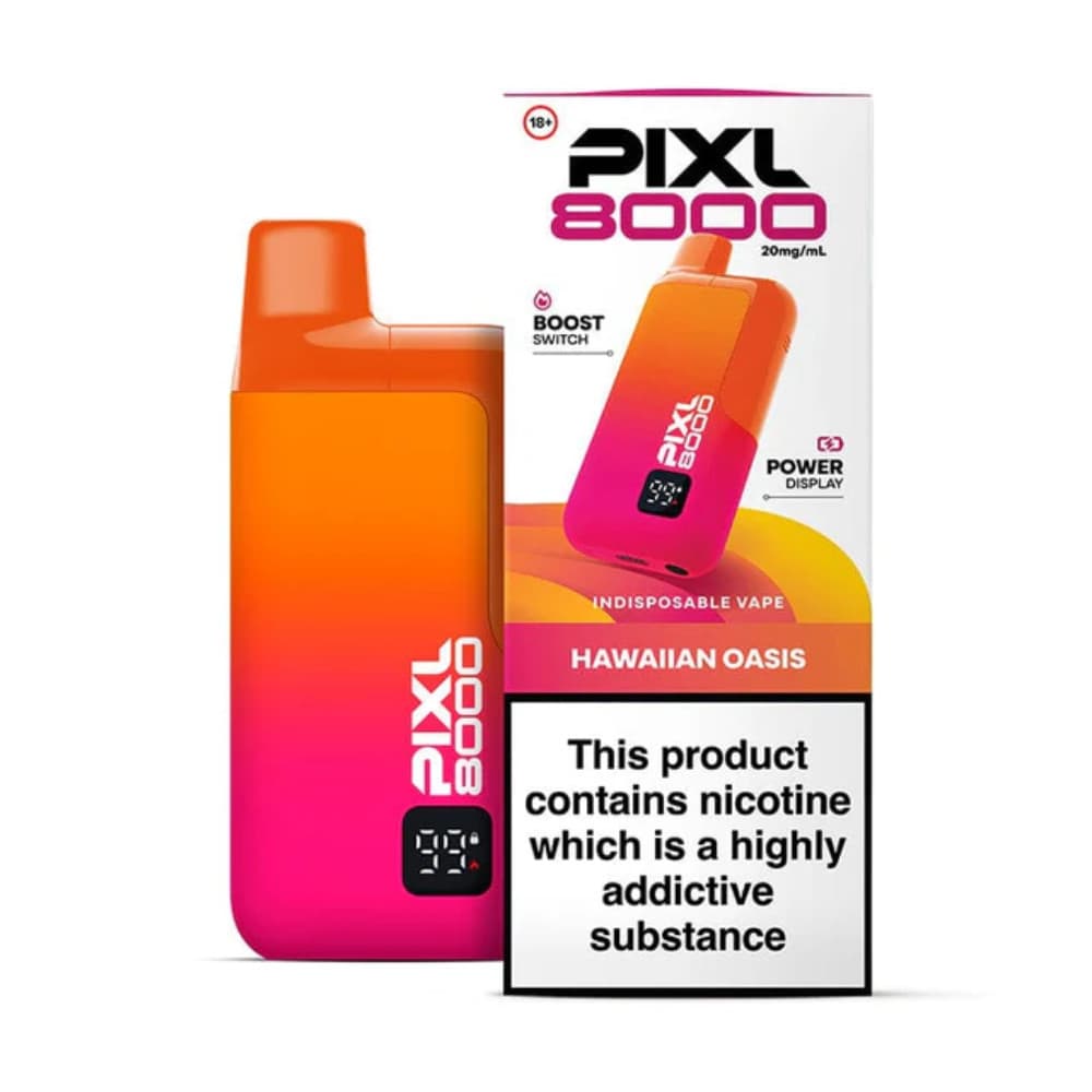  Hawaiian Oasis Pixl 8000 Prefilled Vape Kit Box of 5