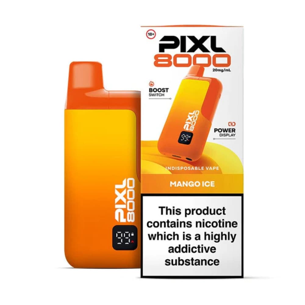  Mango Ice Pixl 8000 Prefilled Vape Kit Box of 5