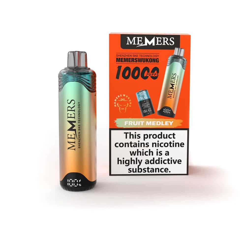  Fruit Medley Memers Wukong V10000 Vape Kit Box of 5
