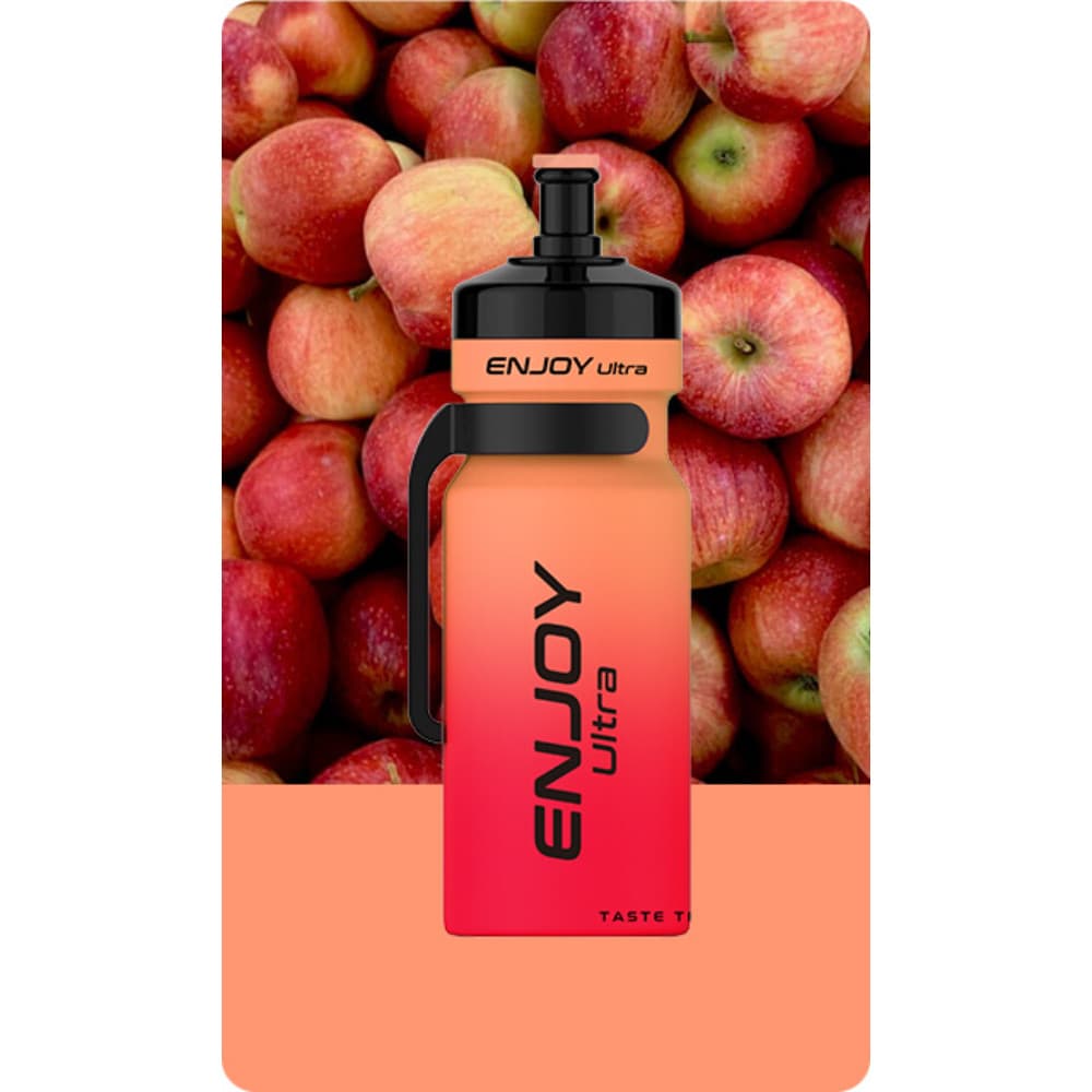  Red Apple Ice Enjoy Ultra 9000 Vape Kit Box of 10