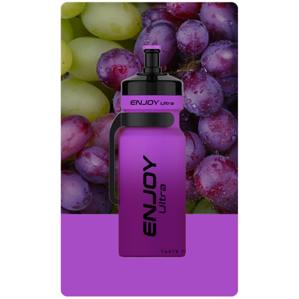  Grape Enjoy Ultra 9000 Vape Kit Box of 10