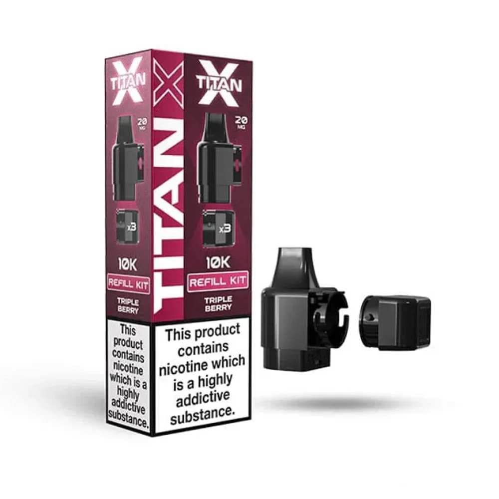 Triple Berry Titan X 10K Prefilled Pods Pack of 10