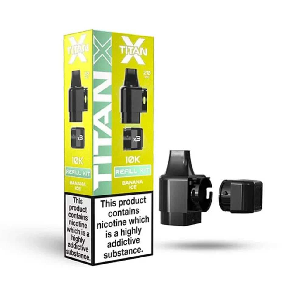  Banana Ice Titan X 10K Prefilled Pods Pack of 10