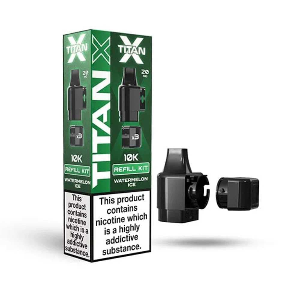  Watermelon Ice Titan X 10K Prefilled Pods Pack of 10