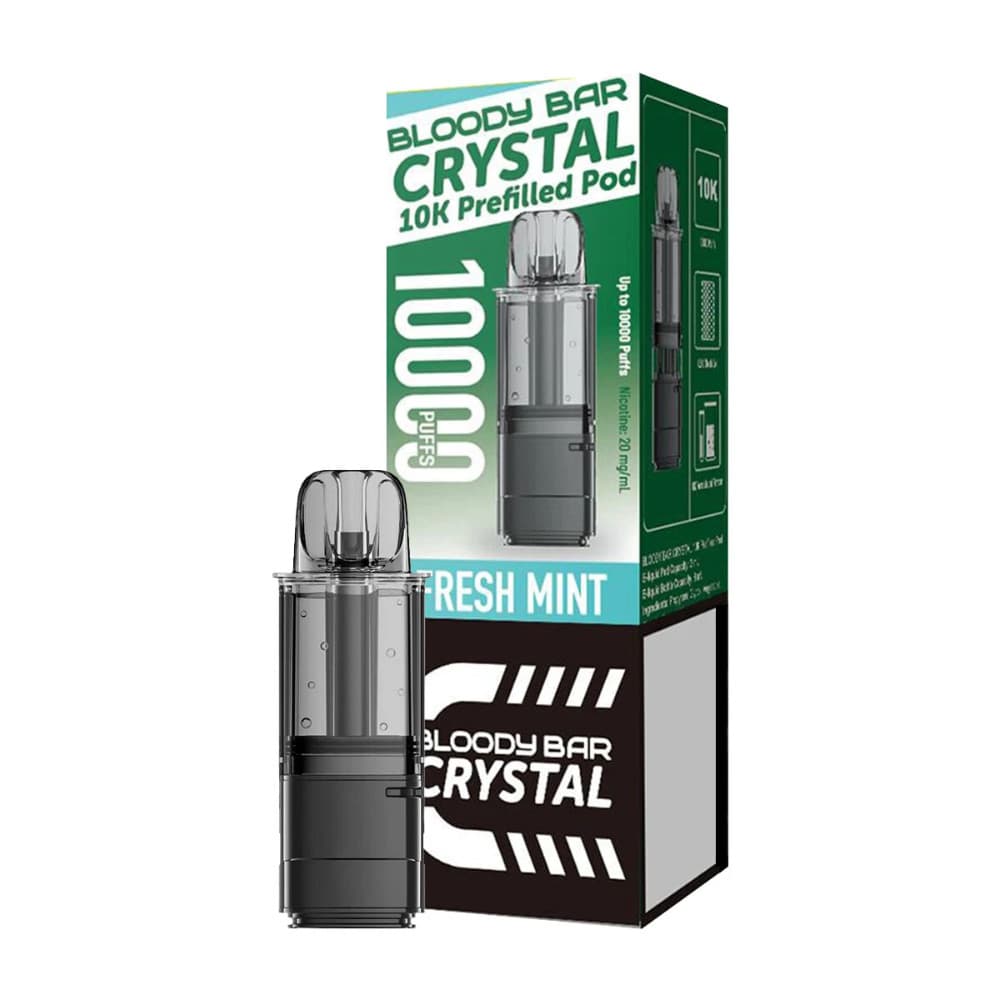  Fresh Mint Bloody Bar Crystal 10k Pods Pack of 5