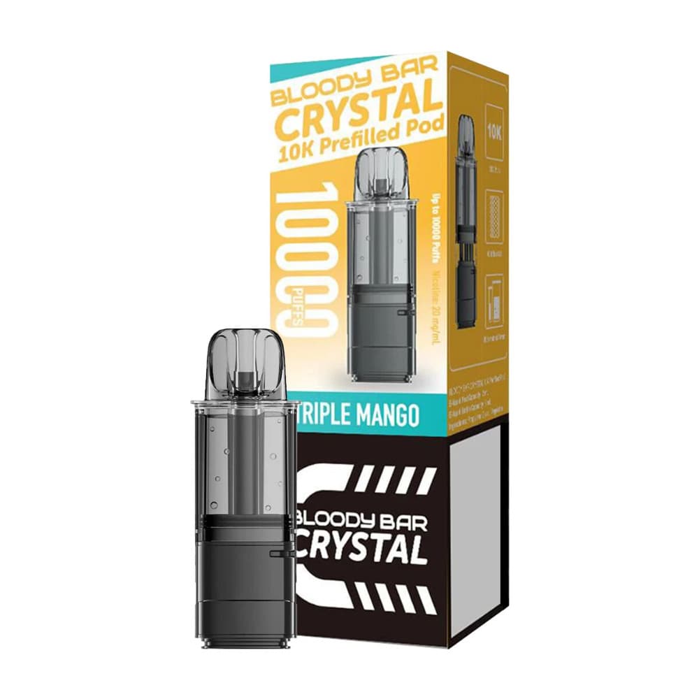  Triple Mango Bloody Bar Crystal 10k Pods Pack of 5