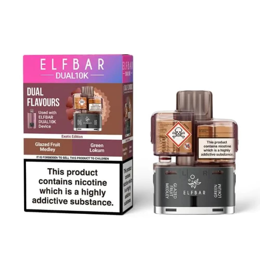  Exotic Edition Elf Bar Dual 10k Pods Pack of 5