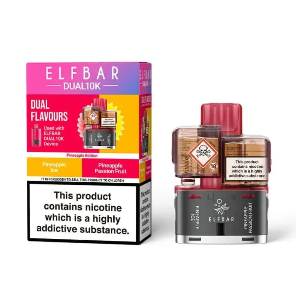  Pineapple Edition Elf Bar Dual 10k Pods Pack of 5