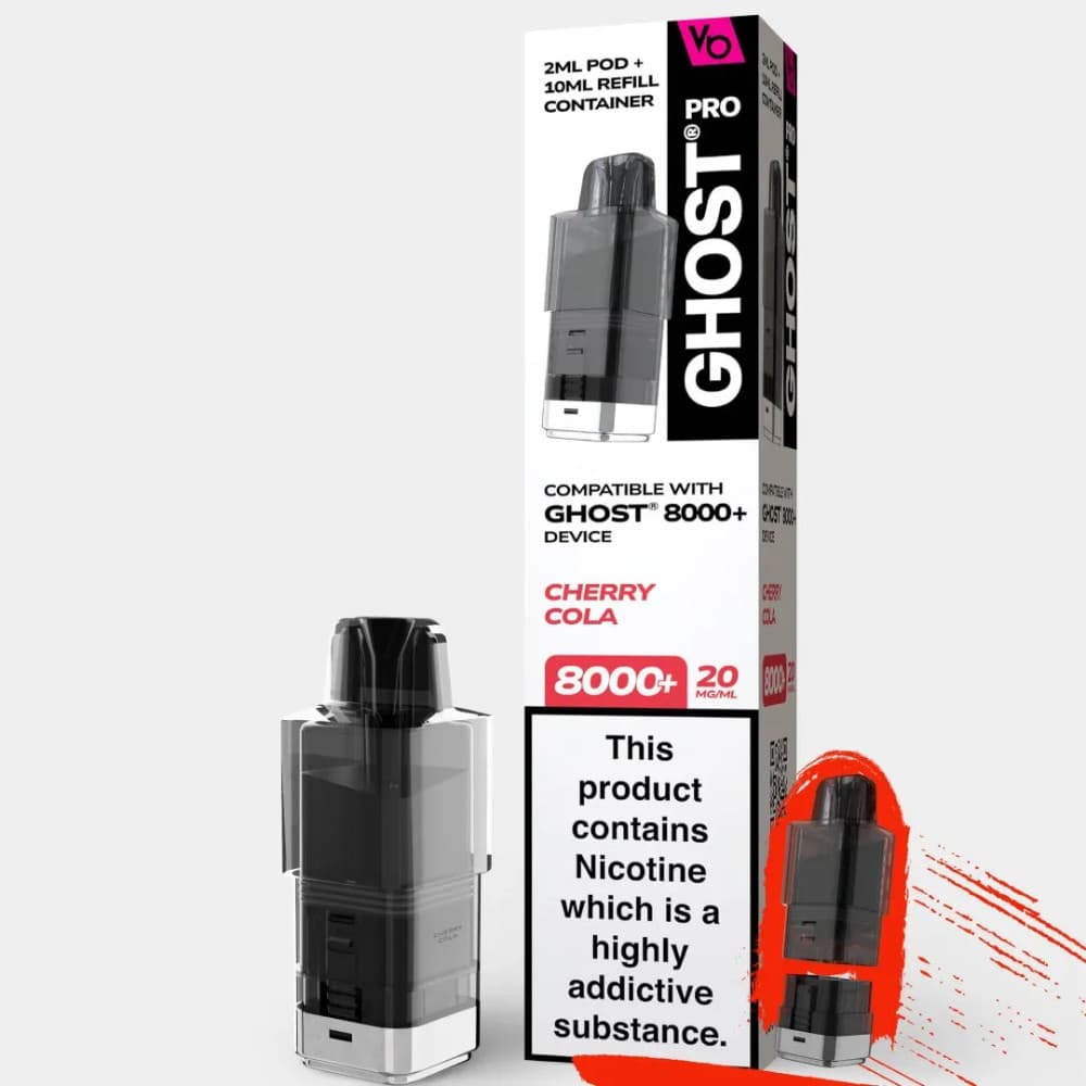  Cherry Cola Ghost Pro 8000 Pods Pack of 5