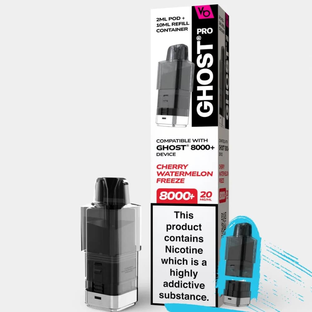  Cherry Watermelon Freeze Ghost Pro 8000 Pods Pack of 5