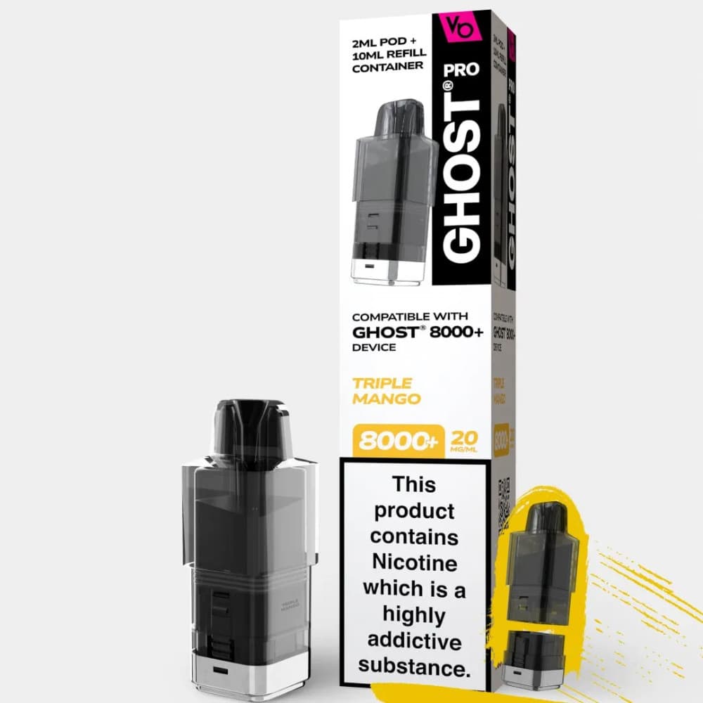  Triple Mango Ghost Pro 8000 Pods Pack of 5