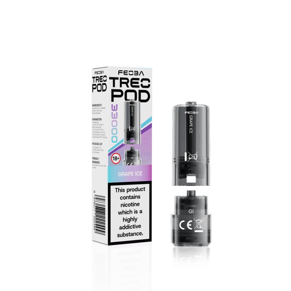  Grape Ice Feoba Treo 33k Pods Pack of 5