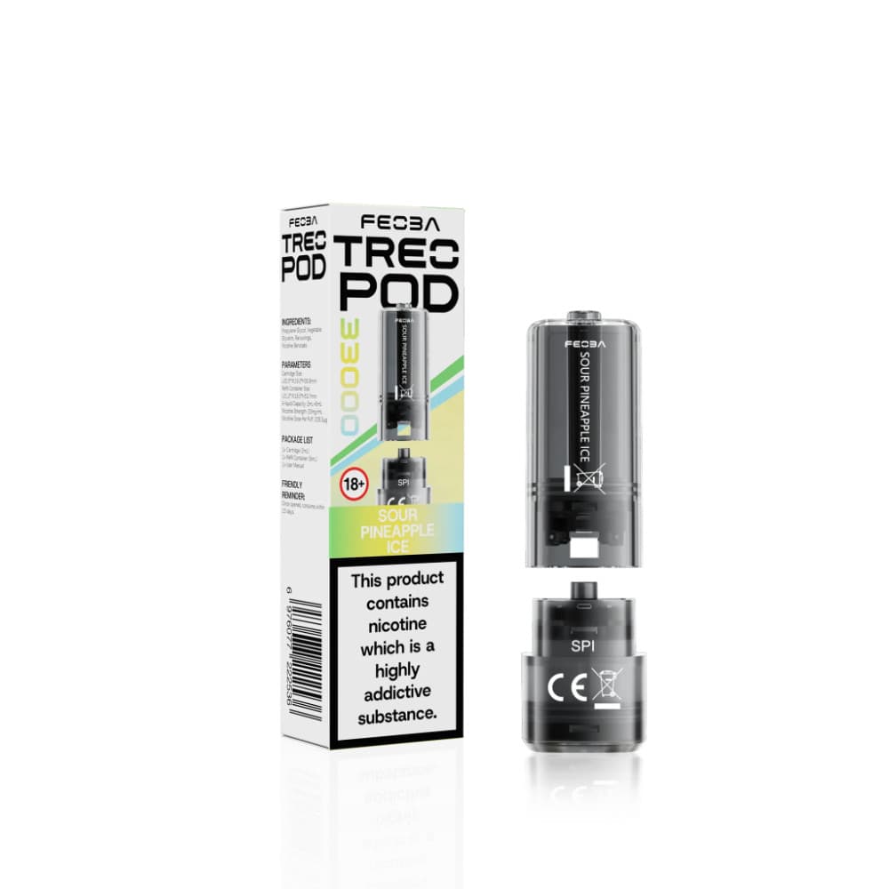  Sour Pineapple Ice Feoba Treo 33k Pods Pack of 5