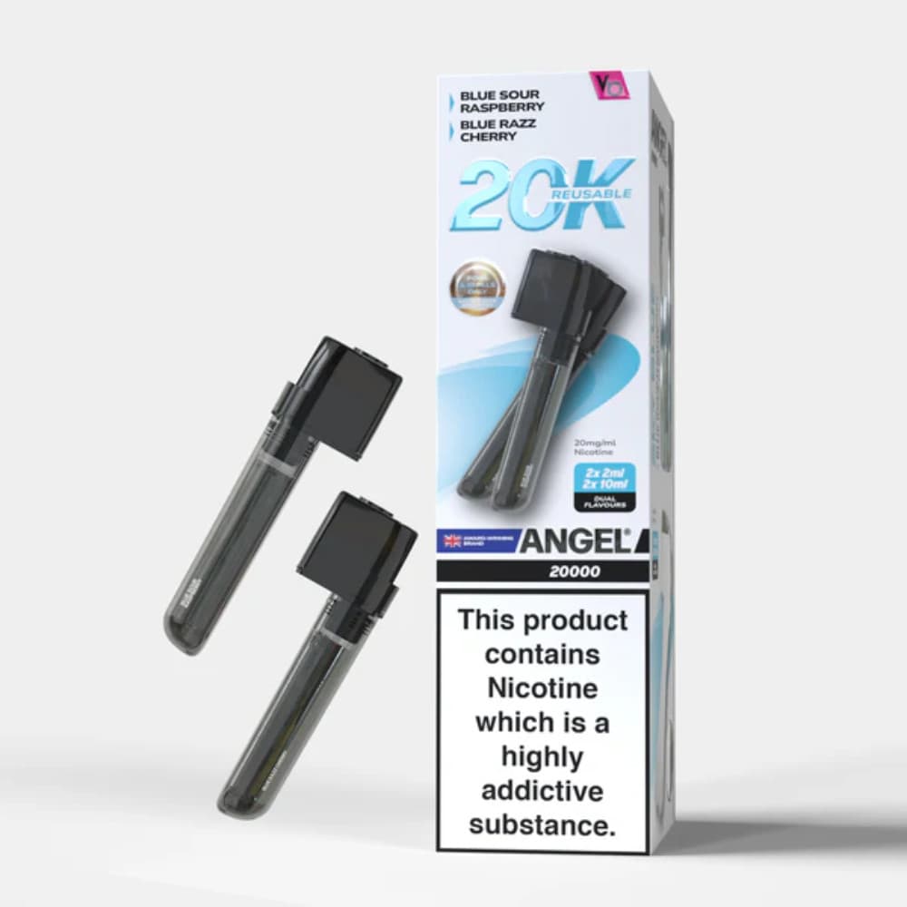  Sky Blue Edition Vapes Bars Angel 20k Pods Pack of 10