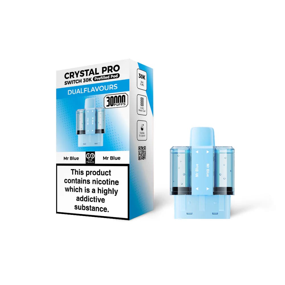  Mr Blue Crystal Pro Switch 30k Pods Pack of 5