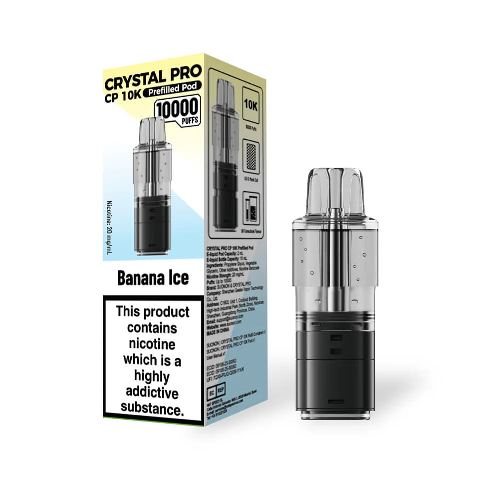  Banana Ice Crystal Pro CP 10k Pods Pack of 5