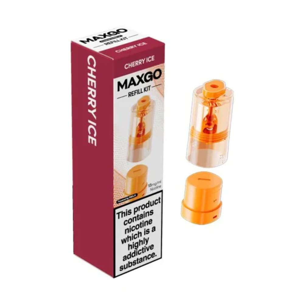  Cherry Ice Relx Maxgo 33k and 12k Pods Pack of 5