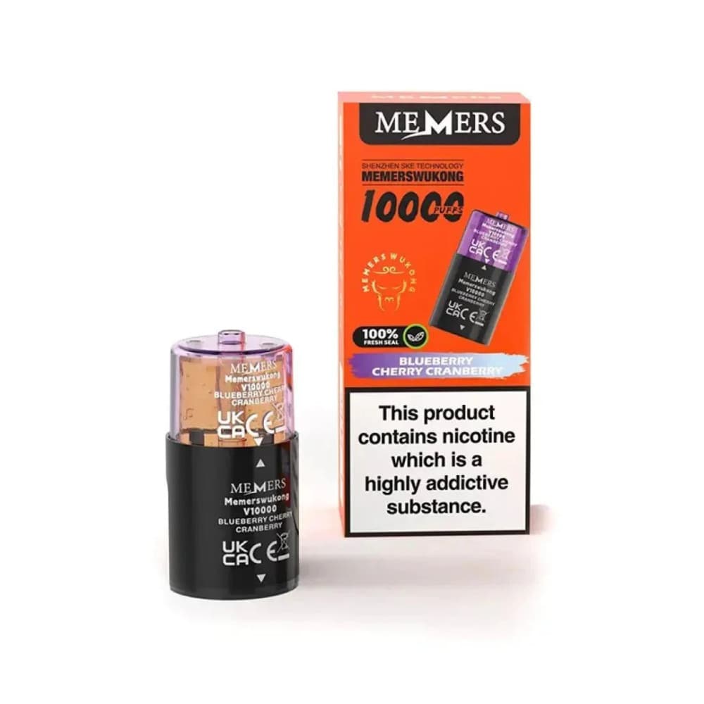  Blueberry Cherry Cranberry Ske Memers V10000 Pods Pack of 5