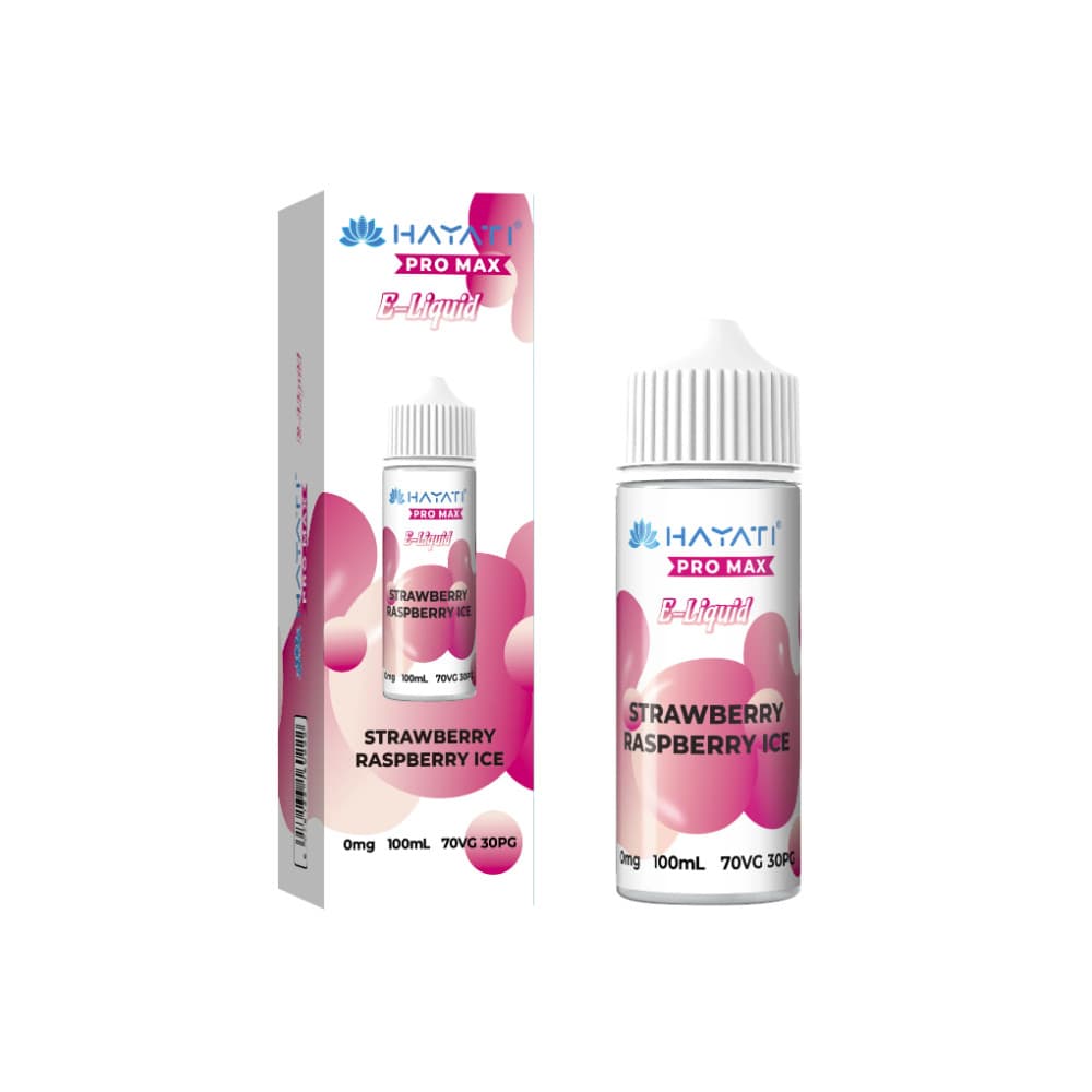  Strawberry Raspberry Ice Hayati Pro Max 100ml E-Liquids 70/30