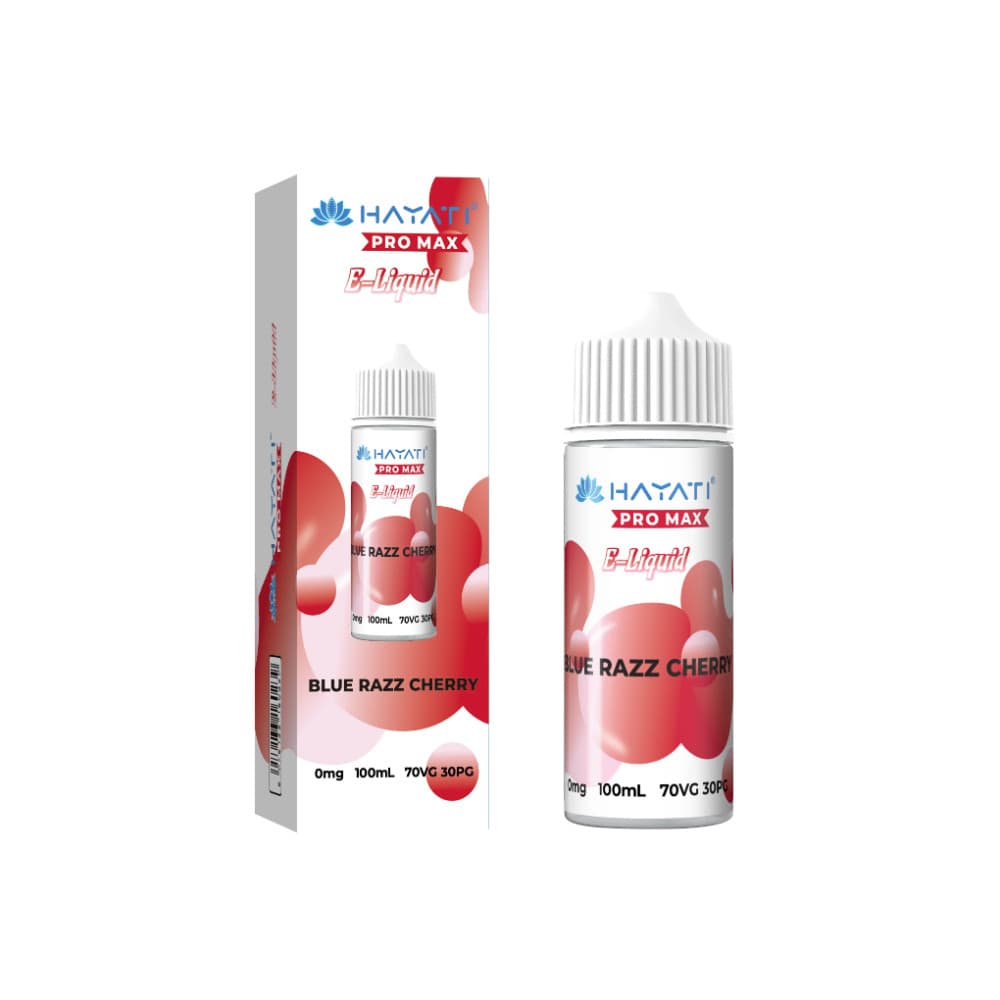  Blue Razz Cherry Hayati Pro Max 100ml E-Liquids 70/30