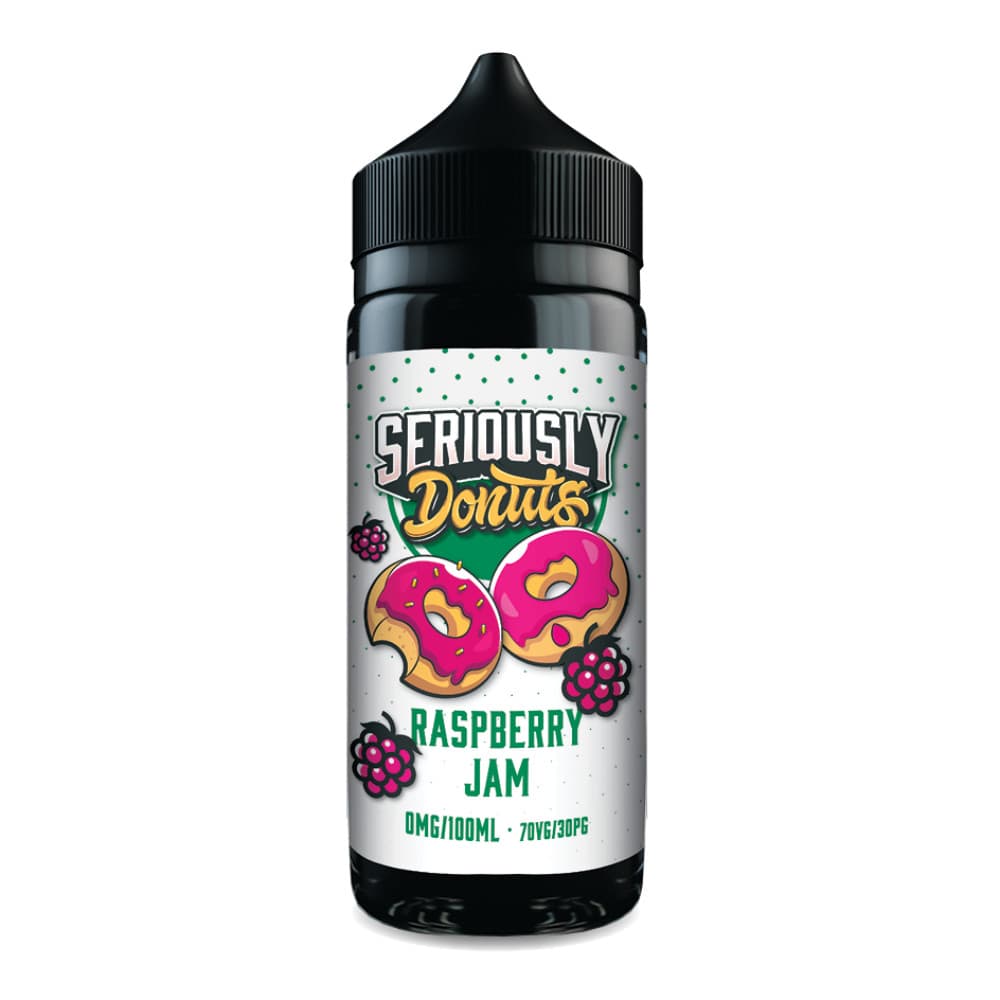  Raspberry Jam Doozy Seriously Donuts 100ml E-Liquids