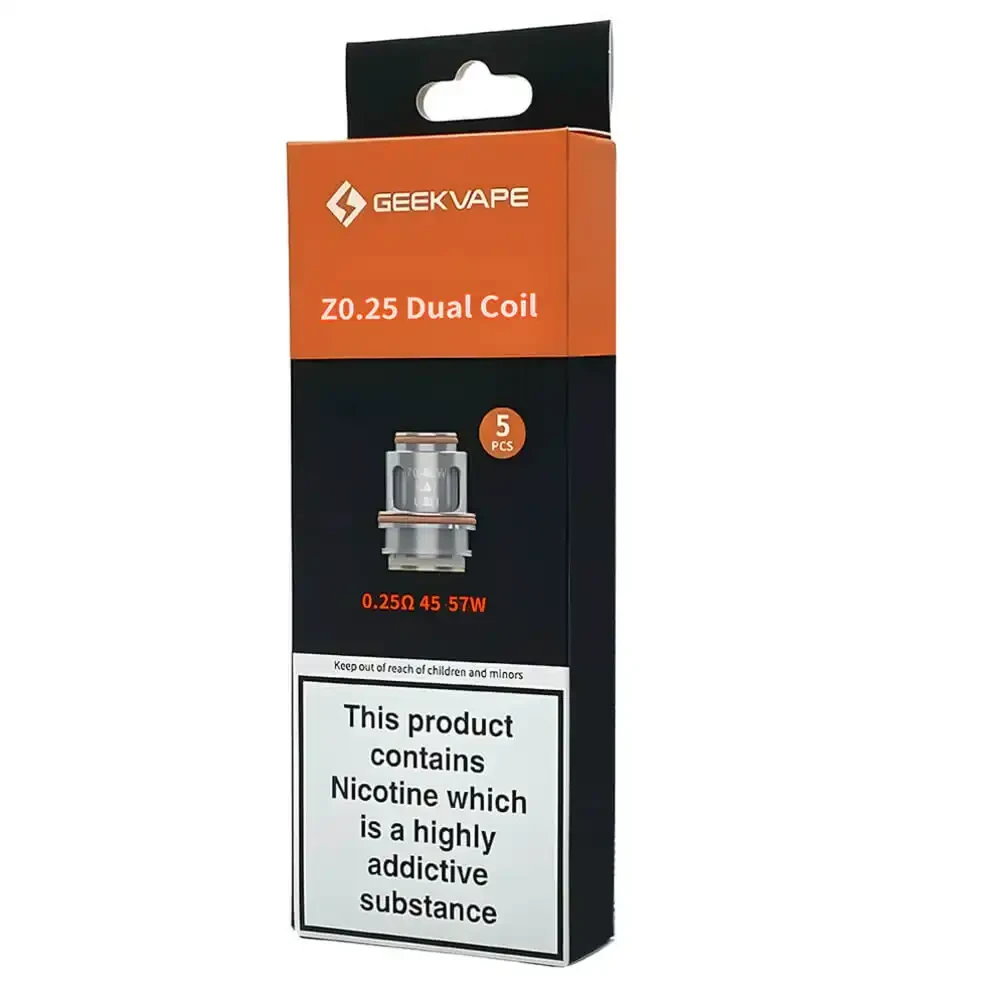  Z 0.25ohm Mesh Geekvape Zeus Z Coils 5 Packs